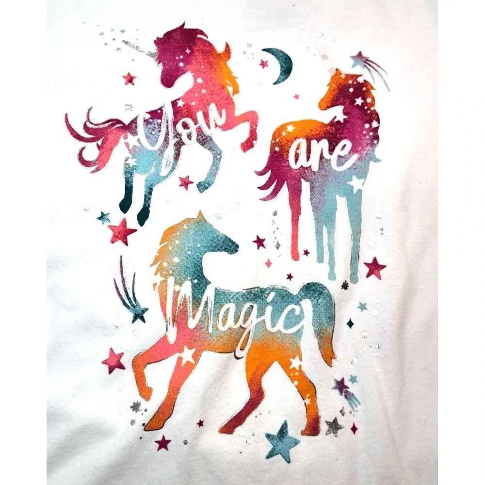 Jumping Beans Unicorn Shirt & Pants Leggings Girls‎ 8 